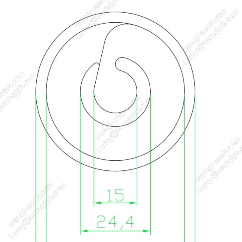 بطانة مانعة للتسرب ذات تقشير حلقي [ETPE-510E]